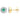 9k Gold Double Halo Emerald Diamond Earrings