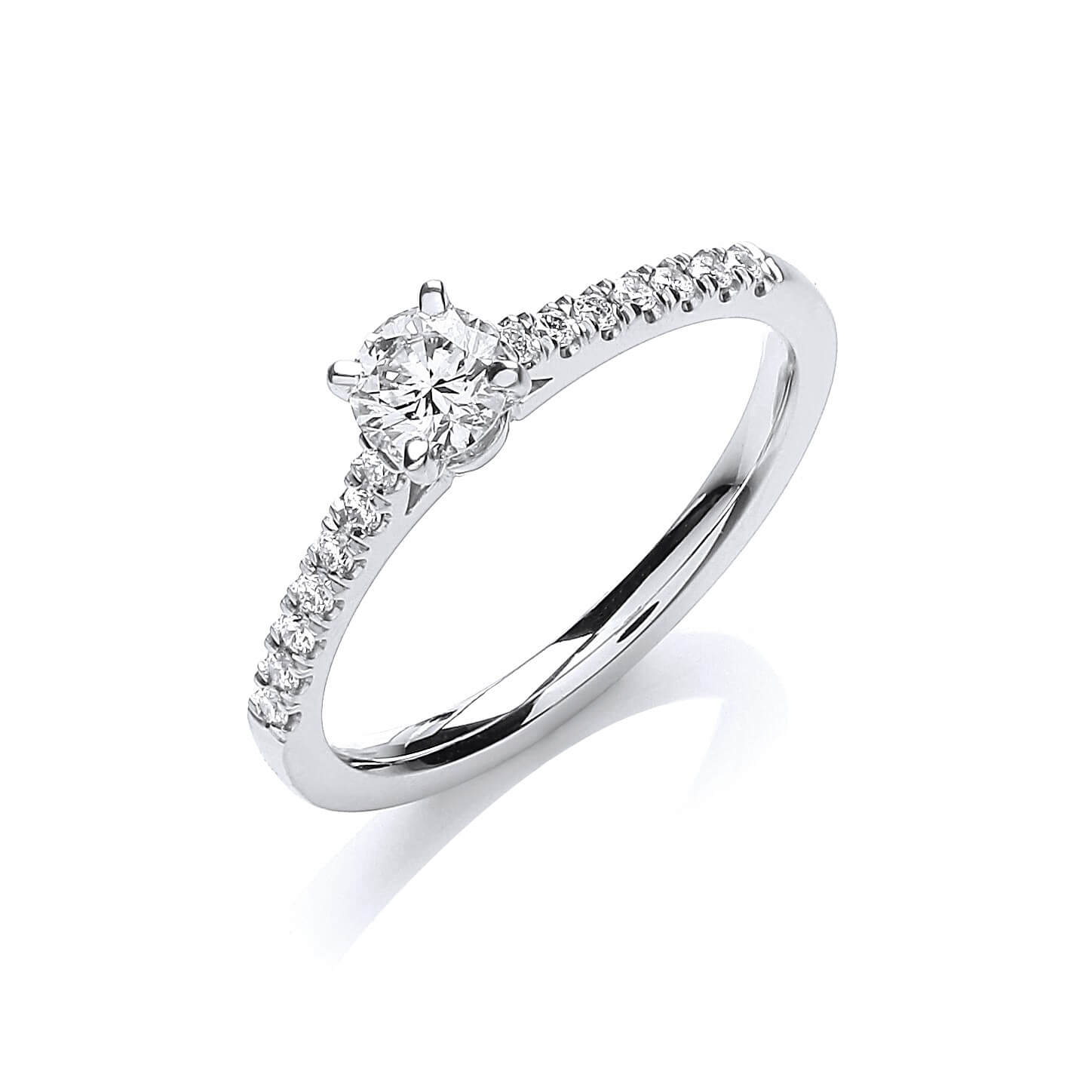 Nnamdi 0.45Ct Diamonds Solitaire Ring