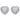 Nnamdi 18k White Gold 0.45ct Diamond Heart Stud Earrings