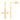 Nnamdi 9k Yellow Gold 0.09ct Diamond Cross Earring