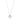 Nnamdi 9k White Gold Necklace 0.31ct Diamond Circle Pendant