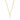 Nnamdi Yellow Gold T-Bar Belcher Necklace
