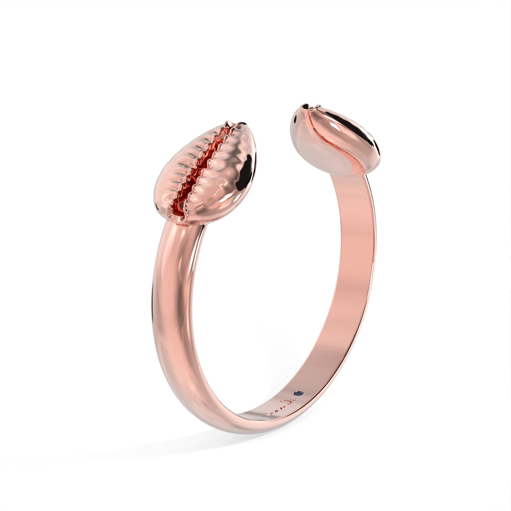 "Old Money" Rose Gold Cuff Bangle by Nnamdi the Jeweller.