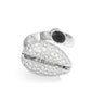 "Old Money" White Gold Black Diamond Ring by Nnamdi the Jeweller
