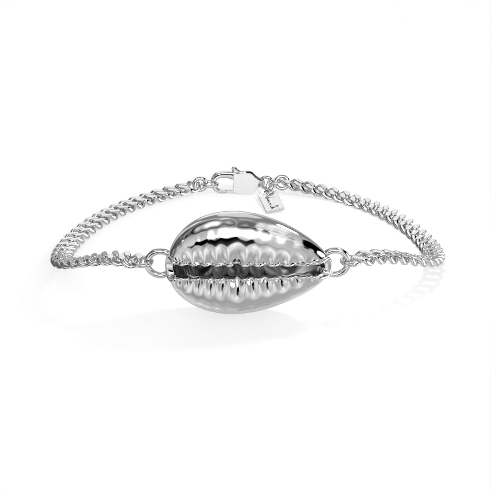 "Old Money" White Gold Bracelet by Nnamdi the Jeweller