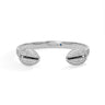 “Old Money” White Gold Diamond Cuff Bangle by Nnamdi the Jeweller
