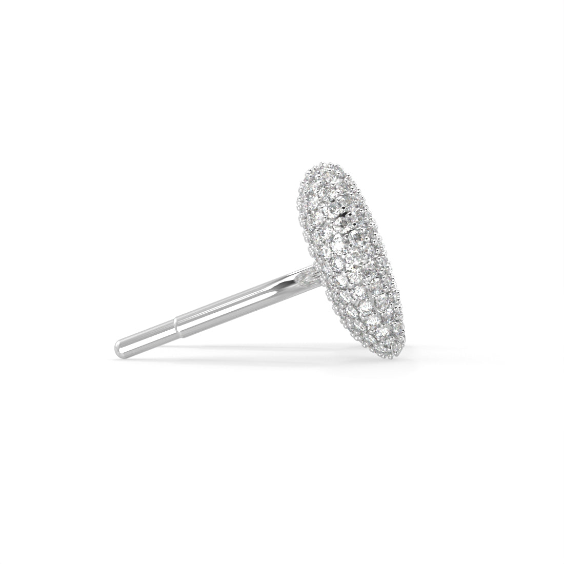 “Old Money” White Gold Diamond Cufflinks by Nnamdi the Jeweller.