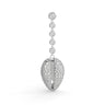 "Old Money" White Gold Diamond Drop Earrings by Nnamdi the Jeweller