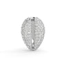 "Old Money" White Gold Diamond Stud Earrings (Large) by Nnamdi the Jeweller