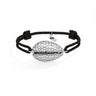"Old Money" White Gold Diamond on a Rope Bracelet by Nnamdi the Jeweller