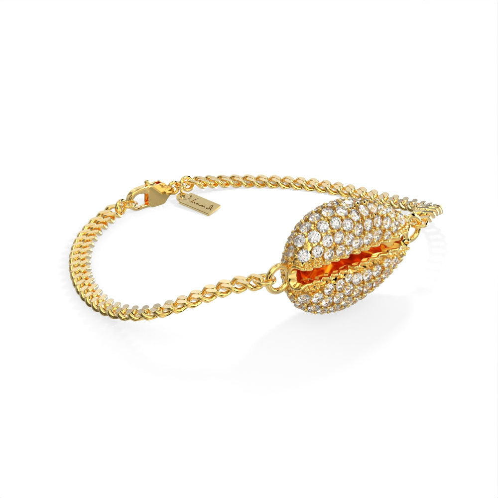 “Old Money” Yellow Gold Diamond Bracelet by Nnamdi the Jeweller