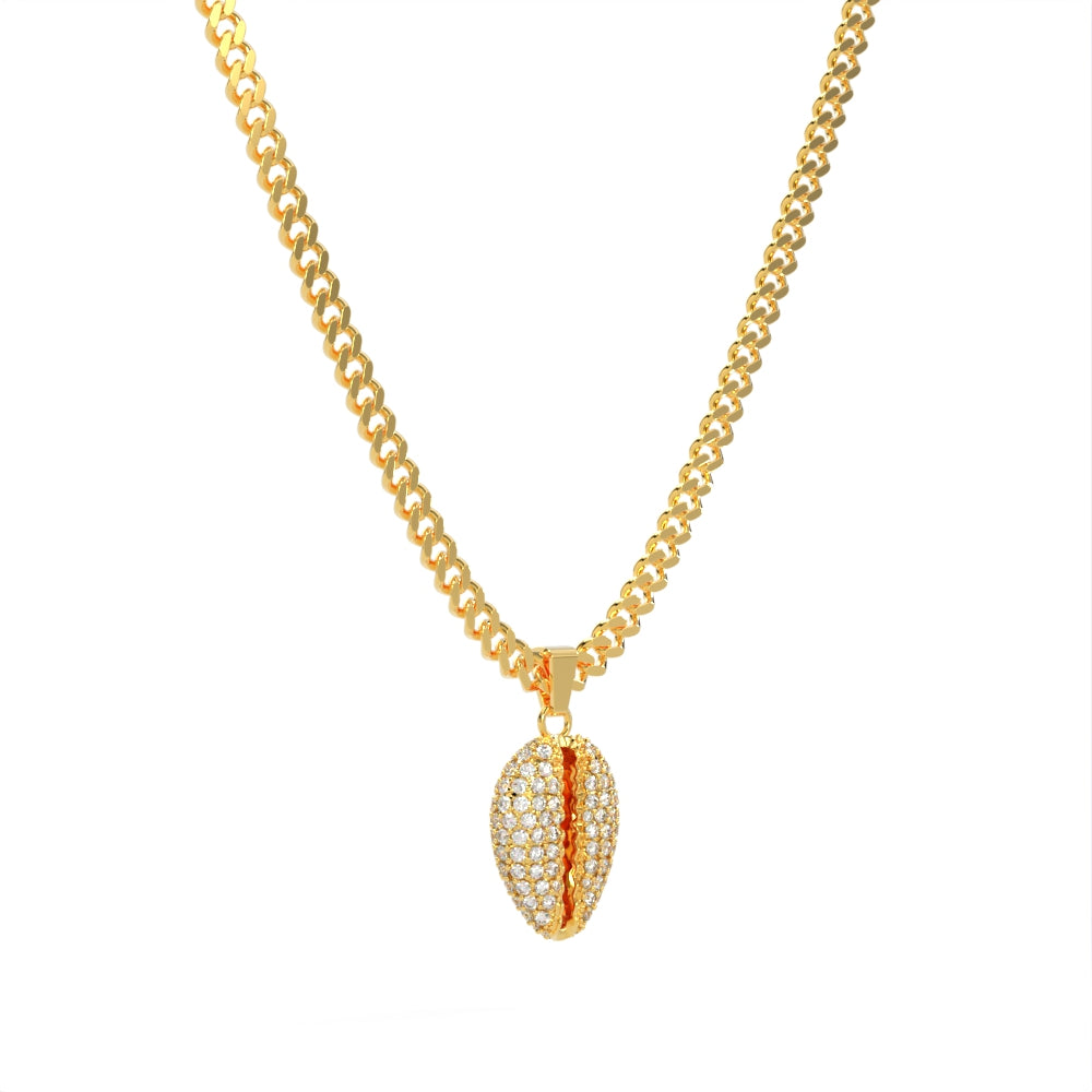 "Old Money" Yellow Gold & Diamond Necklace by Nnamdi the Jeweller.