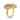 “Old Money” Yellow Gold Twin Diamond Ring by Nnamdi the Jeweller