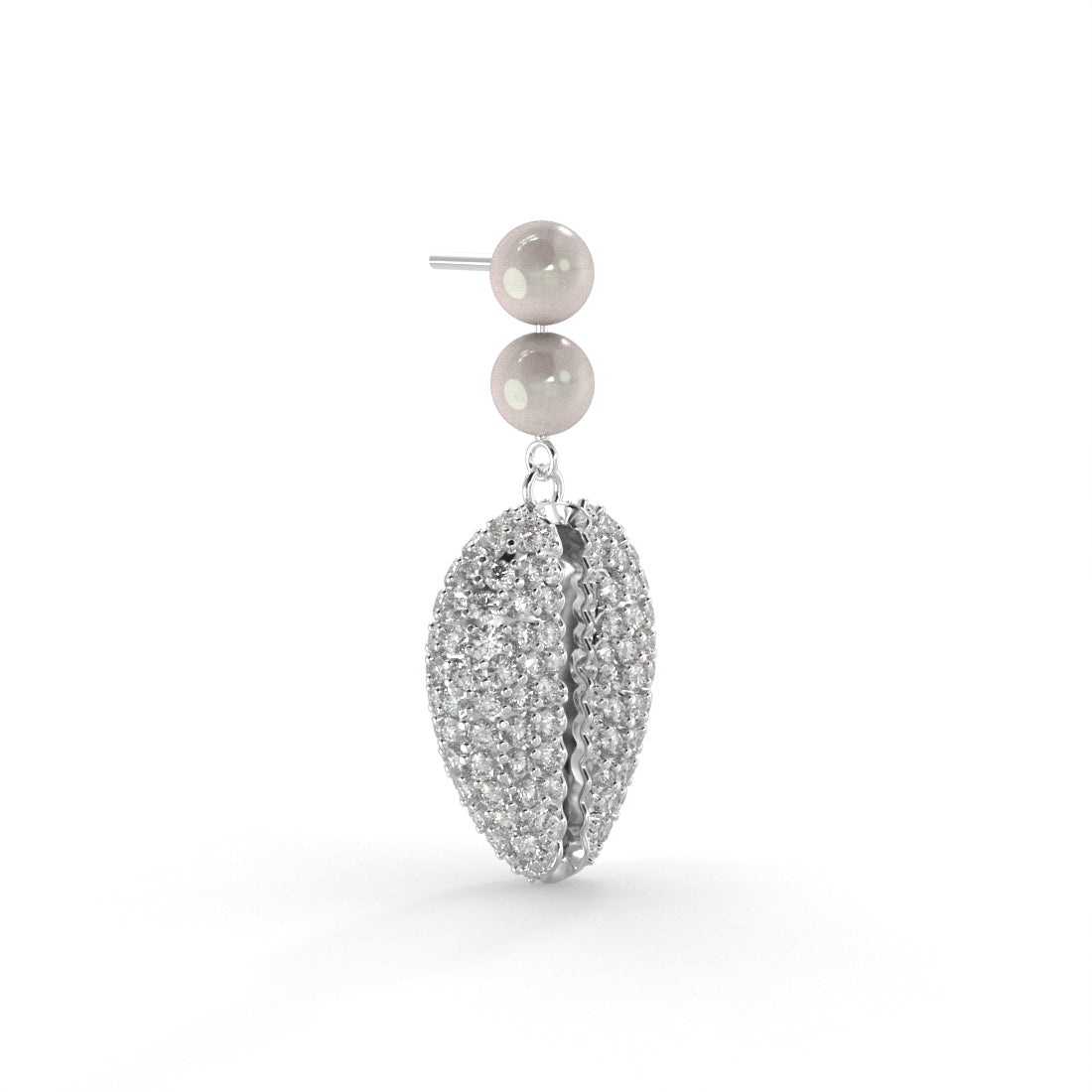 "Old Money" Pearl Diamond Earrings