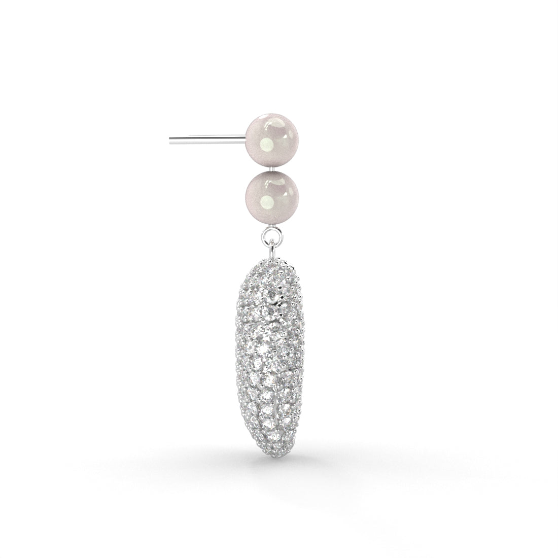 "Old Money" Pearl Diamond Earrings