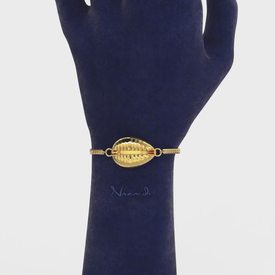 Yellow Gold Bracelet by Nnamdi the Jeweller called "Old Money"